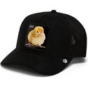 cappello-curvo-nero-snapback-black-out-chick-blackened-metallic-hot-the-farm-goorin-bros
