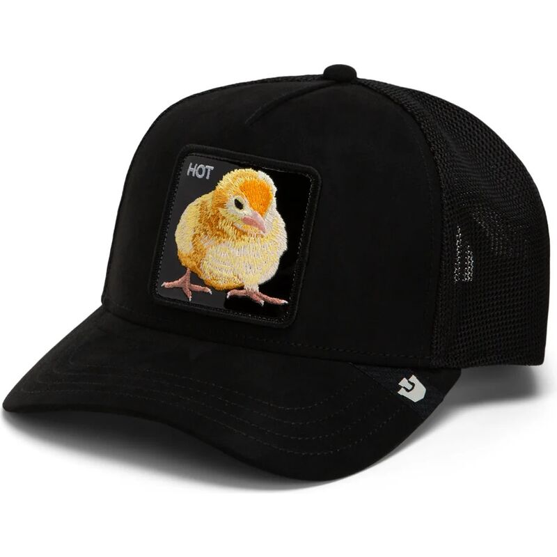 cappello-curvo-nero-snapback-black-out-chick-blackened-metallic-hot-the-farm-goorin-bros
