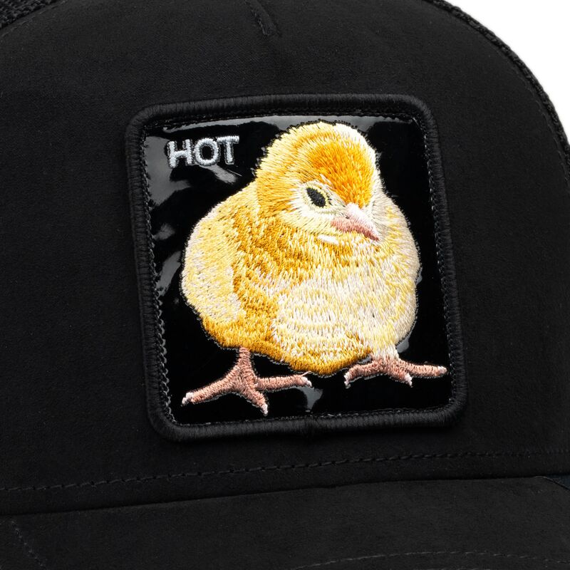 cappello-curvo-nero-snapback-black-out-chick-blackened-metallic-hot-the-farm-goorin-bros