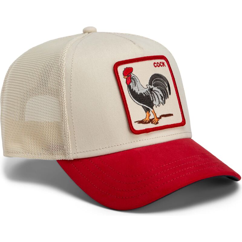 cappello-curvo-rosso-snapback-the-suede-rooster-microsuede-cock-the-farm-goorin-bros