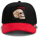 casquette-trucker-noire-et-rouge-crane-cancelled-skull-trucker-microsuede-the-farm-goorin-bros