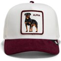 cappello-curvo-bianco-snapback-suede-alpha-microsuede-the-farm-goorin-bros