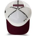 casquette-trucker-blanche-et-grenat-rottweiler-suede-alpha-microsuede-the-farm-goorin-bros