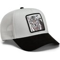 casquette-trucker-grise-et-noire-tigre-suede-tiger-microsuede-the-farm-goorin-bros