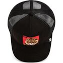casquette-trucker-noire-et-rouge-lion-re-lionne-rosso-microsuede-king-the-farm-goorin-bros