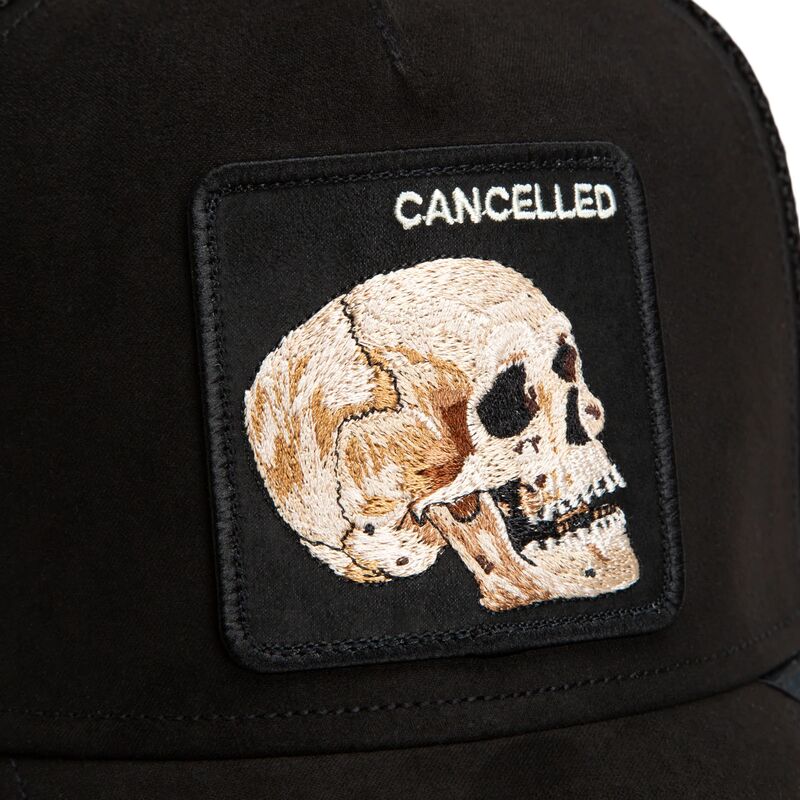 cappello-curvo-nero-snapback-suede-cancelled-skull-microsuede-the-farm-goorin-bros