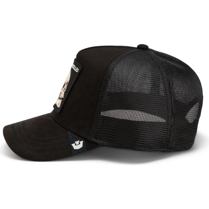 casquette-trucker-noire-crane-suede-cancelled-skull-microsuede-the-farm-goorin-bros