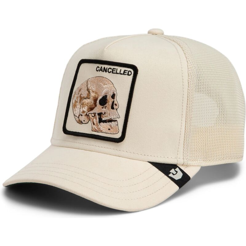 casquette-trucker-beige-crane-suede-cancelled-skull-microsuede-the-farm-goorin-bros