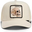 cappello-curvo-beige-snapback-suede-cancelled-skull-microsuede-the-farm-goorin-bros