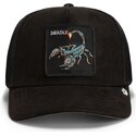 mutzen-gebogen-schwarz-snapback-suede-scorpion-microsuede-the-farm-goorin-bros