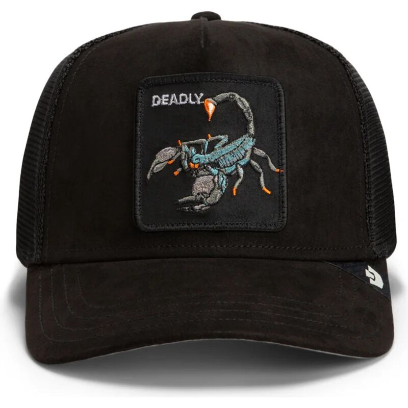 cappello-curvo-nero-snapback-suede-scorpion-microsuede-the-farm-goorin-bros