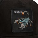 casquette-trucker-noire-scorpion-suede-scorpion-microsuede-the-farm-goorin-bros