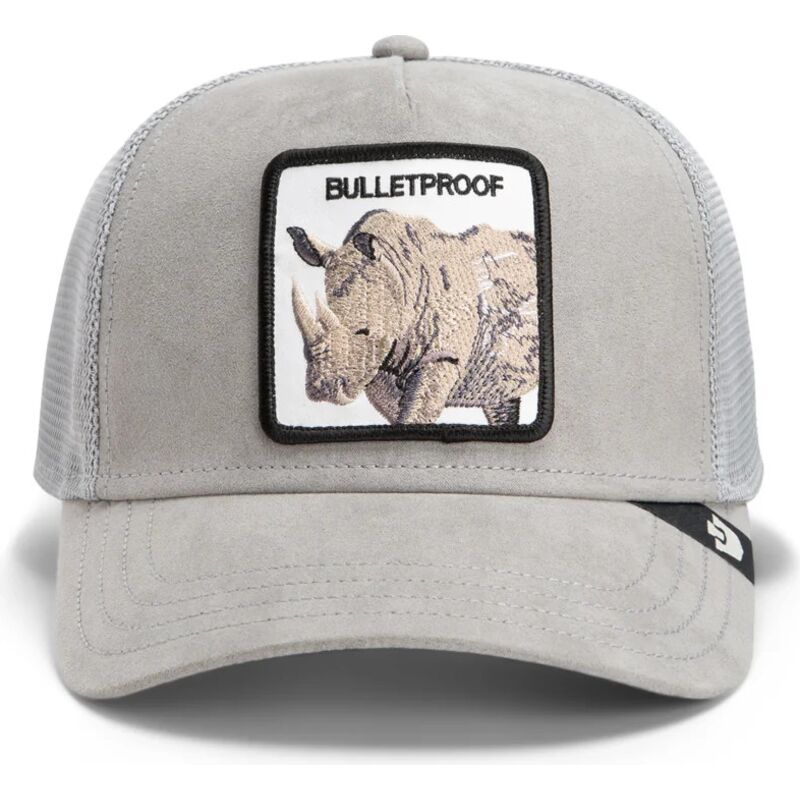 casquette-trucker-grise-rhinoceros-suede-rhino-microsuede-bulletproof-the-farm-goorin-bros