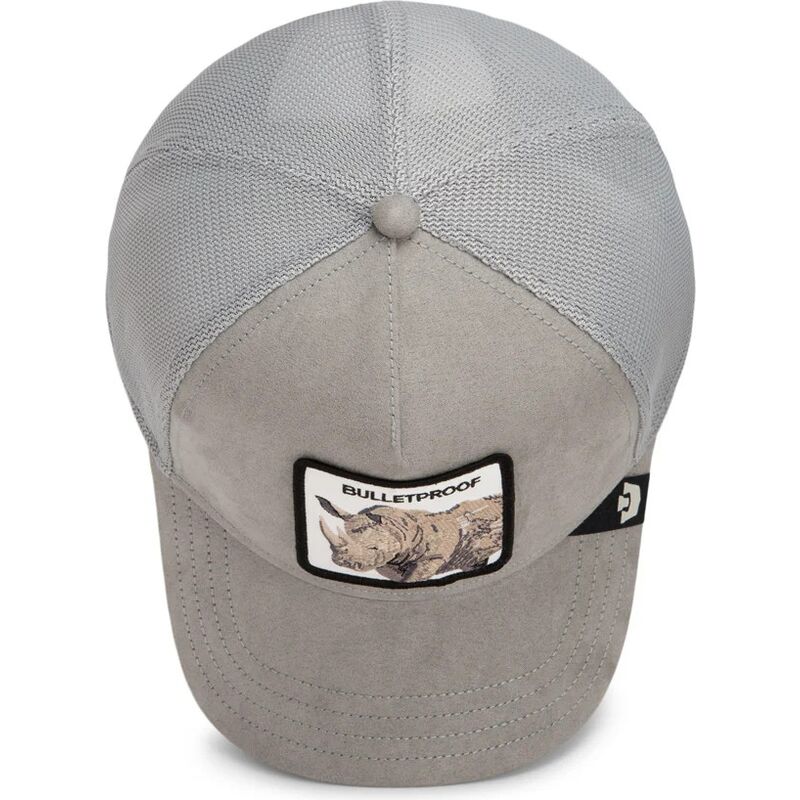 cappello-curvo-grigio-snapback-suede-rhino-microsuede-bulletproof-the-farm-goorin-bros