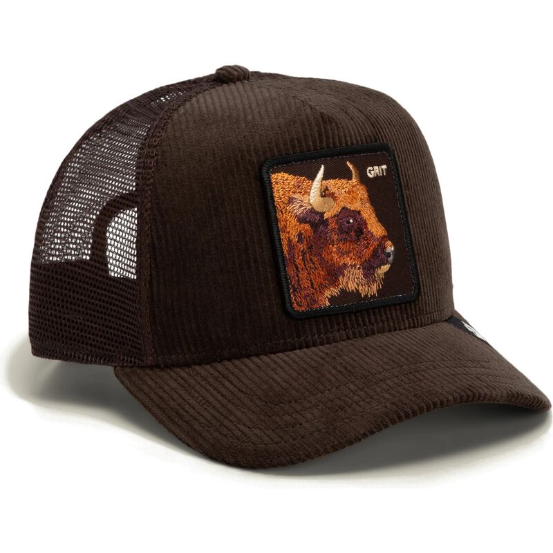 casquette-trucker-marron-buffle-corduroy-grit-ridgeline-the-farm-goorin-bros
