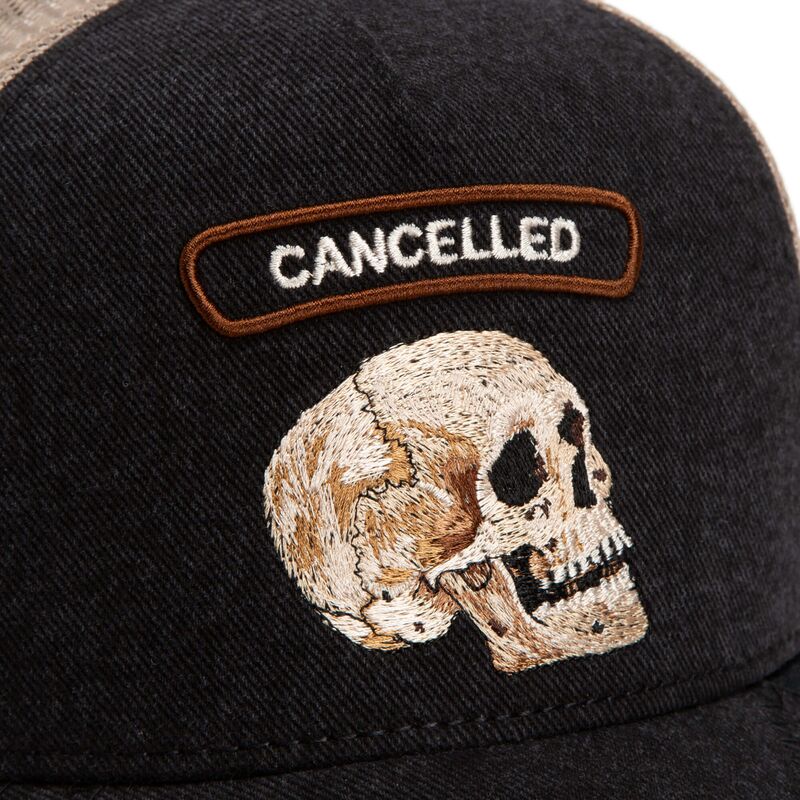 casquette-trucker-noire-et-beige-crane-cancelled-rocker-denim-after-dark-the-farm-goorin-bros