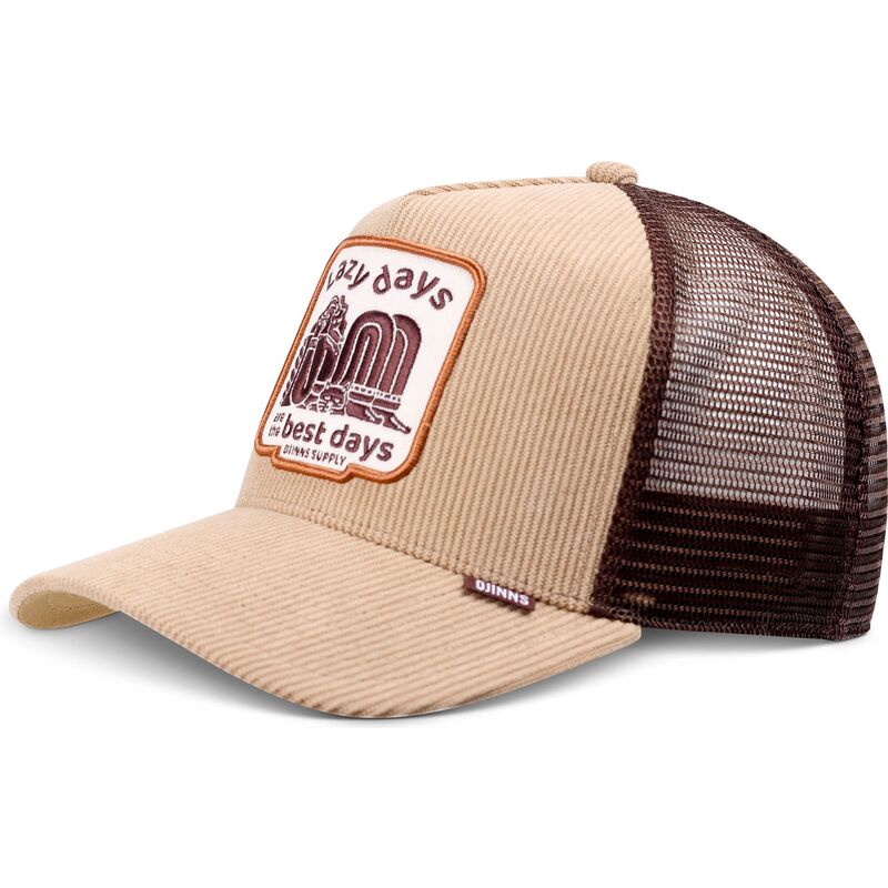 cappello-curvo-kaki-snapback-hft-lazy-days-di-djinns