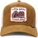 cappello-curvo-marrone-snapback-hft-lazy-days-di-djinns