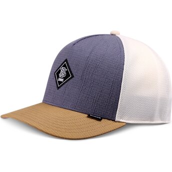 Cappello curvo multicolore snapback New HFT Seer Block di Djinns