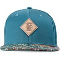 cappello-piatto-blu-snapback-multicolor-color-explo-di-djinns