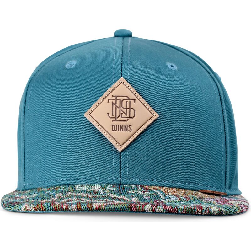 mutzen-flach-blau-snapback-multicolor-color-explo-von-djinns
