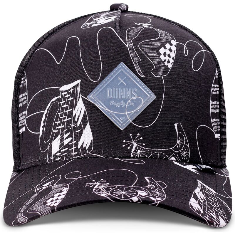 cappello-curvo-nero-snapback-hft-bottles-di-djinns cappello-curvo-nero-snapback-hft-bottles-di-djinns
