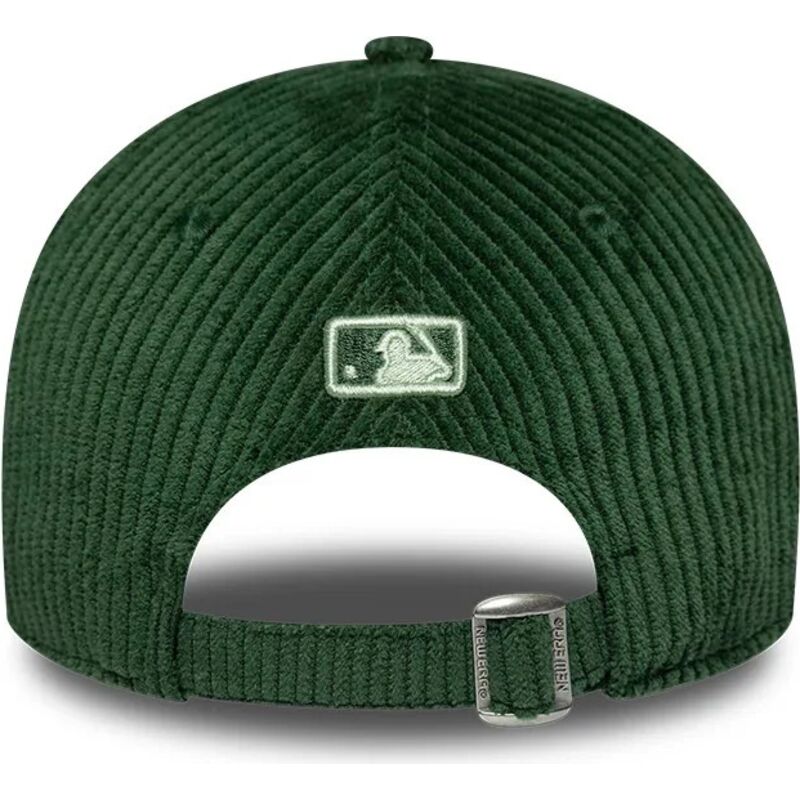 cappello-curvo-verde-snapback-9forty-m-crown-chunky-cord-dei-los-angeles-dodgers-mlb-di-new-era