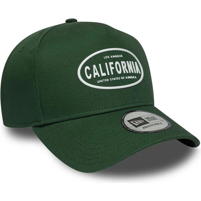 mutzen-gebogen-grun-snapback-9forty-e-frame-rubber-der-california-los-angeles-von-new-era