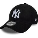 cappello-curvo-nero-snapback-9forty-entry-cord-dei-new-york-yankees-mlb-di-new-era