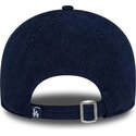 casquette-courbee-bleue-marine-ajustable-pour-femme-9twenty-cord-script-los-angeles-dodgers-mlb-new-era