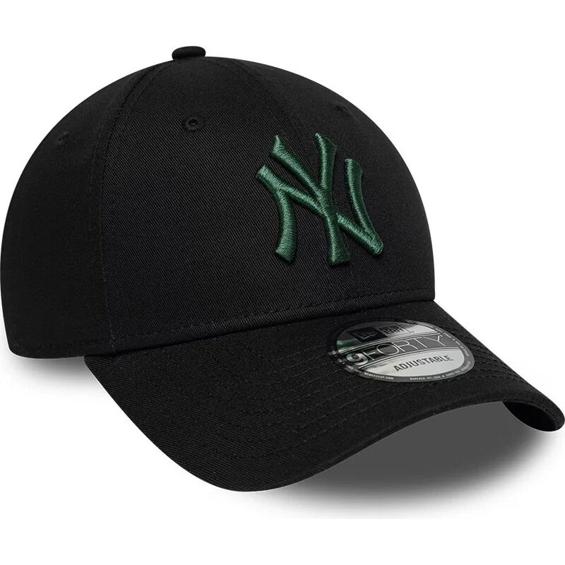 cappello-curvo-nero-cinghia-regolabile-9forty-league-essential-dei-new-york-yankees-mlb-di-new-era