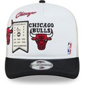casquette-trucker-blanche-et-noire-hardwood-classics-9fifty-a-frame-precurved-chicago-bulls-nba-new-era