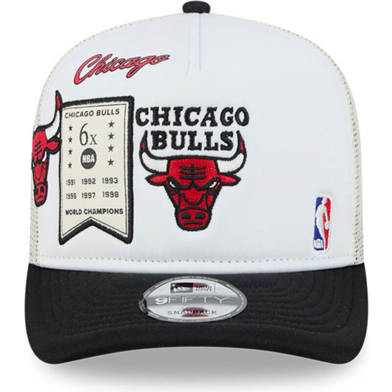 cappello-curvo-bianco-snapback-hardwood-classics-9fifty-a-frame-precurved-dei-chicago-bulls-nba-di-new-era