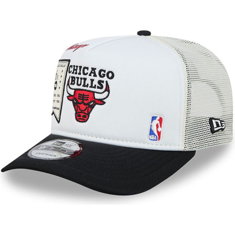 cappello-curvo-bianco-snapback-hardwood-classics-9fifty-a-frame-precurved-dei-chicago-bulls-nba-di-new-era