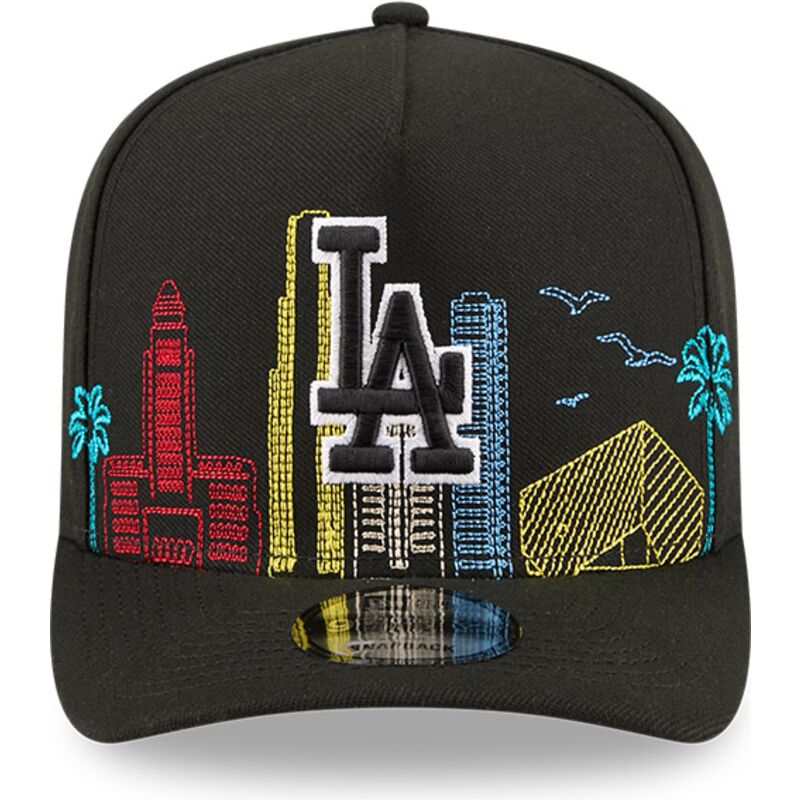 cappello-curvo-nero-snapback-9fifty-a-frame-precurved-skyline-dei-los-angeles-dodgers-mlb-di-new-era cappello-curvo-nero-snapback-9fifty-a-frame-precurved-skyline-dei-los-angeles-dodgers-mlb-di-new-era