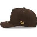 cappello-curvo-marrone-snapback-9fifty-a-frame-precurved-visor-pin-dei-atlanta-braves-mlb-di-new-era