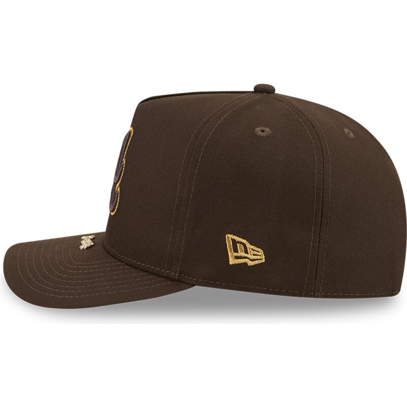 casquette-courbee-marron-snapback-9fifty-a-frame-precurvedvisor-pin-atlanta-braves-mlb-new-era