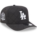 mutzen-gebogen-schwarz-snapback-9fifty-a-frame-precurved-checkered-der-los-angeles-dodgers-mlb-von-new-era