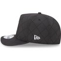 cappello-curvo-nero-snapback-9fifty-a-frame-precurved-checkered-dei-los-angeles-dodgers-mlb-di-new-era