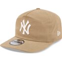 casquette-courbee-beige-snapback-19twenty-precurved-new-york-yankees-mlb-new-era