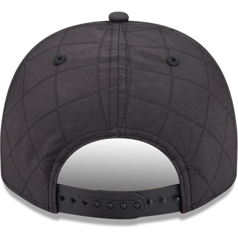 casquette-courbee-noire-snapback-9fifty-a-frame-precurved-checkered-new-york-yankees-mlb-new-era