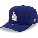 cappello-curvo-blu-snapback-9fifty-a-frame-precurved-visor-pin-dei-los-angeles-dodgers-mlb-di-new-era
