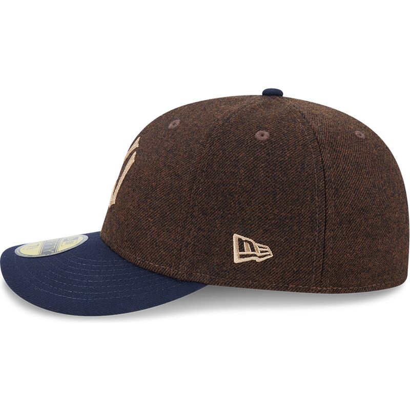 casquette-courbee-marron-et-bleue-ajustee-59fifty-precurved-new-york-yankees-mlb-new-era casquette-courbee-marron-et-bleue-ajustee-59fifty-precurved-new-york-yankees-mlb-new-era