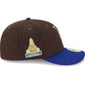 cappello-curvo-marrone-aderente-59fifty-precurved-dei-los-angeles-dodgers-mlb-di-new-era