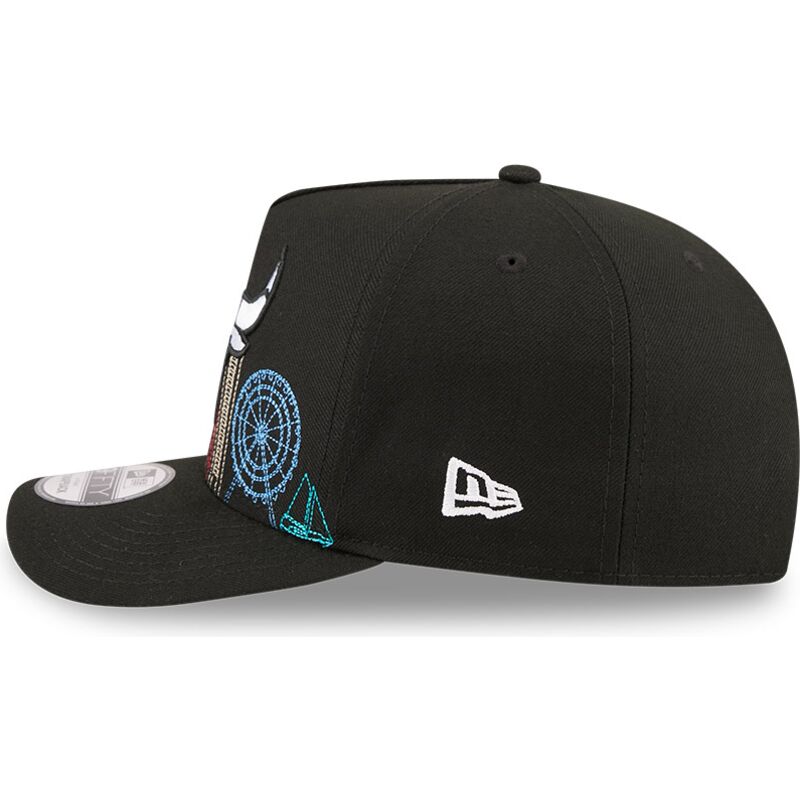 cappello-curvo-nero-snapback-9fifty-a-frame-precurved-skyline-dei-chicago-bulls-nba-di-new-era cappello-curvo-nero-snapback-9fifty-a-frame-precurved-skyline-dei-chicago-bulls-nba-di-new-era