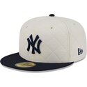 cappello-piatto-bianco-aderente-59fifty-checkered-dei-new-york-yankees-mlb-di-new-era