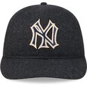 cappello-curvo-nero-cinghia-regolabile-9fifty-retro-crown-precurved-dei-new-york-yankees-mlb-di-new-era