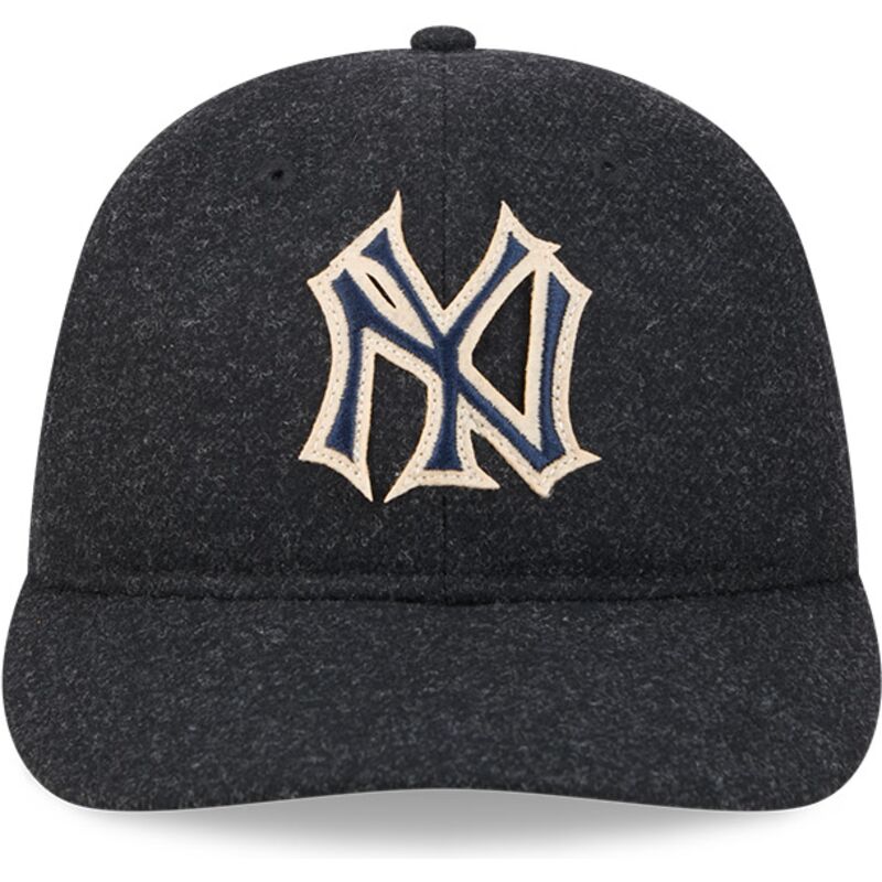 cappello-curvo-nero-cinghia-regolabile-9fifty-retro-crown-precurved-dei-new-york-yankees-mlb-di-new-era