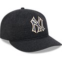 cappello-curvo-nero-cinghia-regolabile-9fifty-retro-crown-precurved-dei-new-york-yankees-mlb-di-new-era
