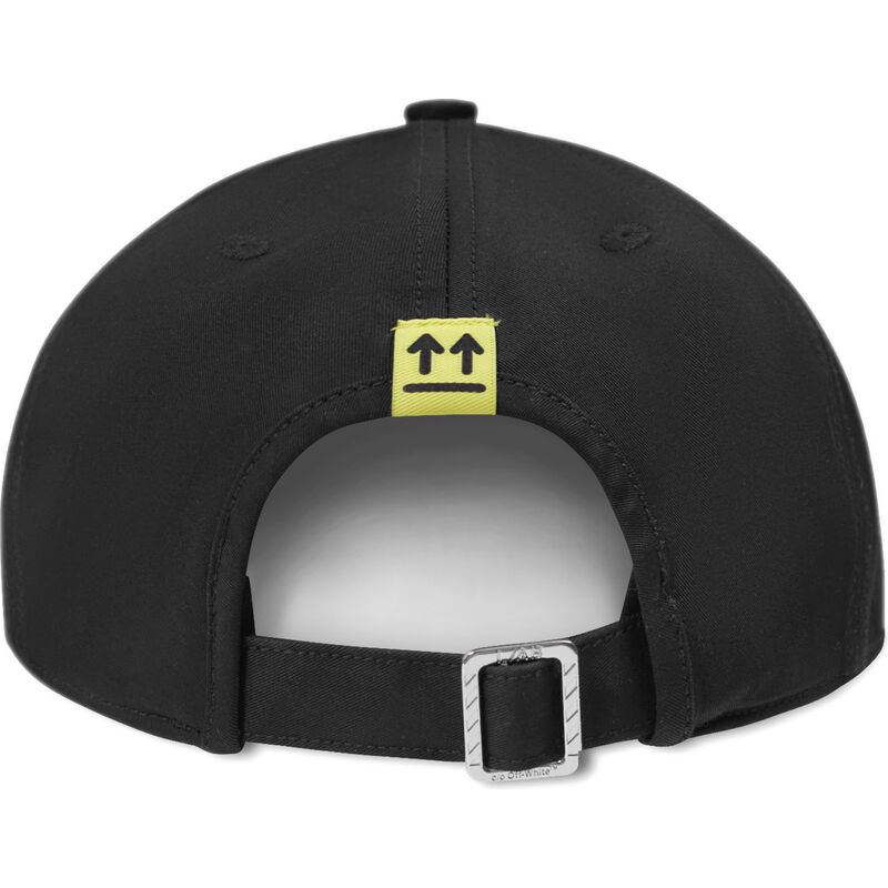cappello-curvo-nero-cinghia-regolabile-clamp-arrows-twill-di-l-ab-c-o-off-white